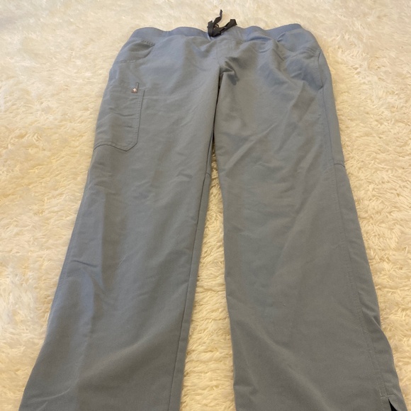 Figs Dusty Blue Kade Pants - Picture 1 of 2